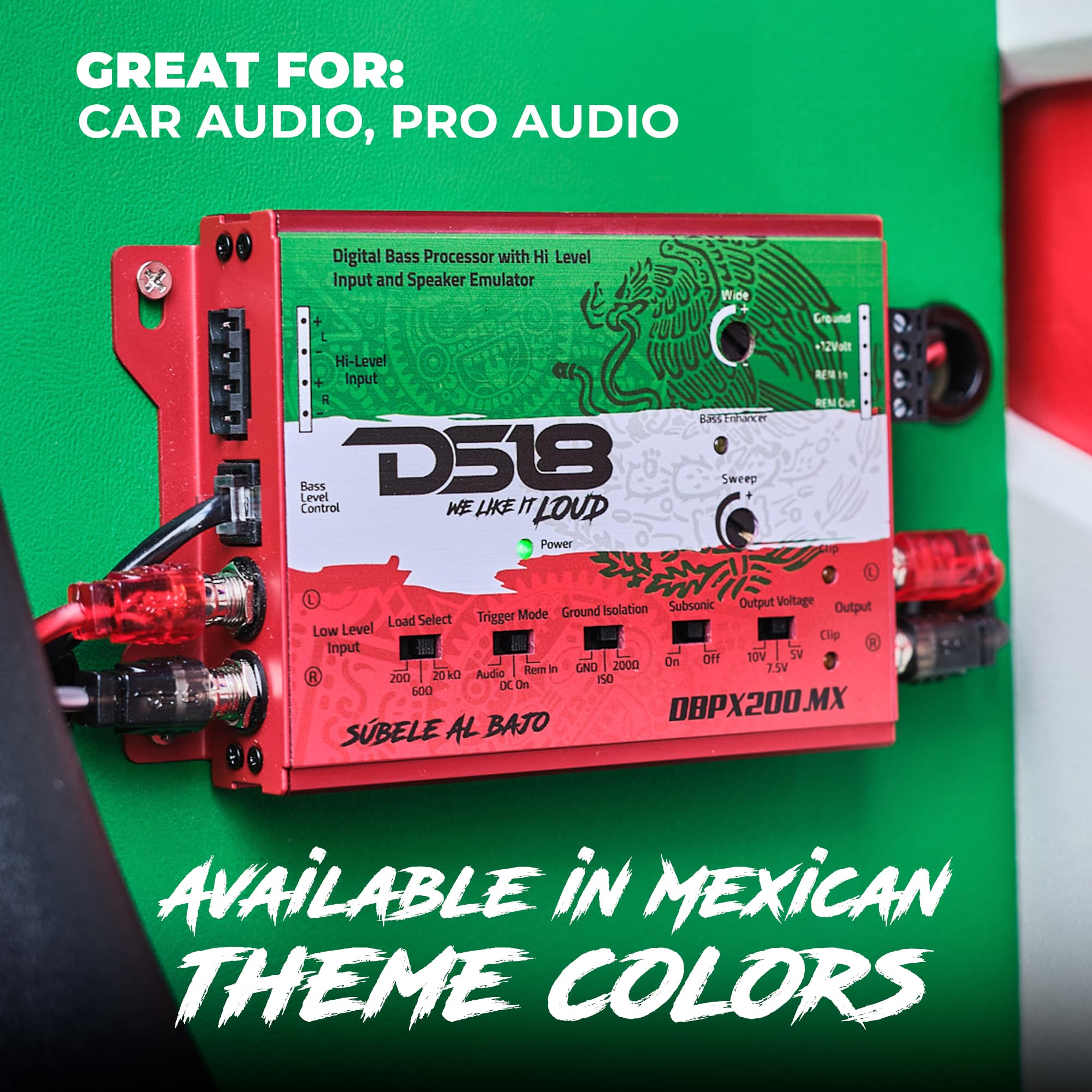 Amazon.com: DS18 DBPX200 Digital Bass Processor with Hi to Low